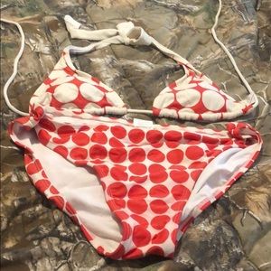 NOBO Red and white polkadot bikini